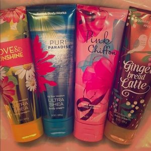 9- body lotion/cream bundle
